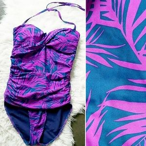 Old Navy One Piece Leafy Swim Suit